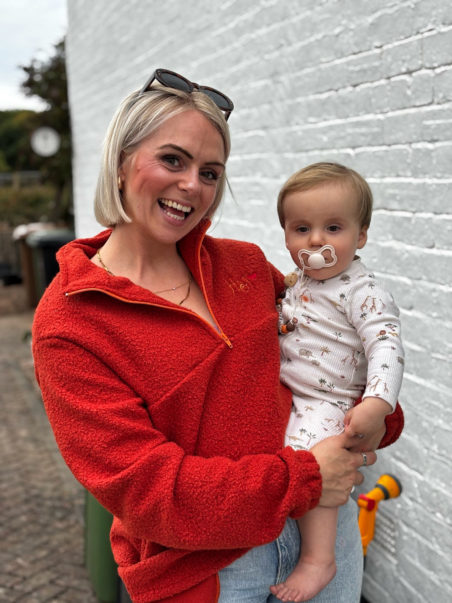 Hooman Quarter Zip Bouclé Jumpers - Super Comfy and Cosy