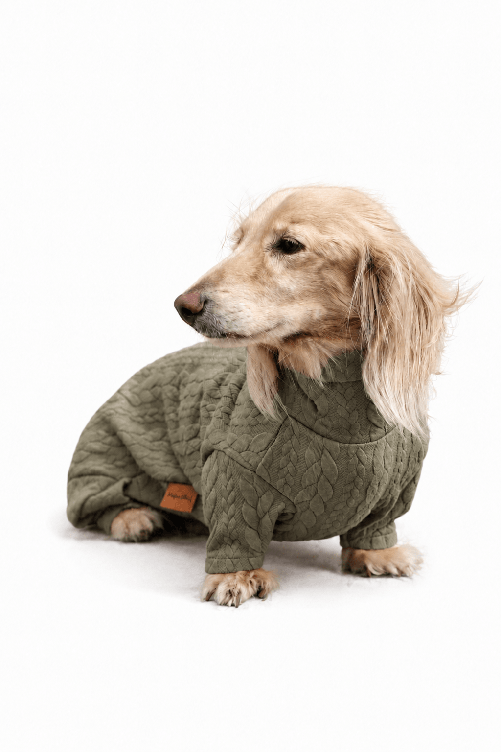 Autumn Cable Knit Dog Jumpsuits - Soft and Practical Dog Jumpers - Hugo and Ted