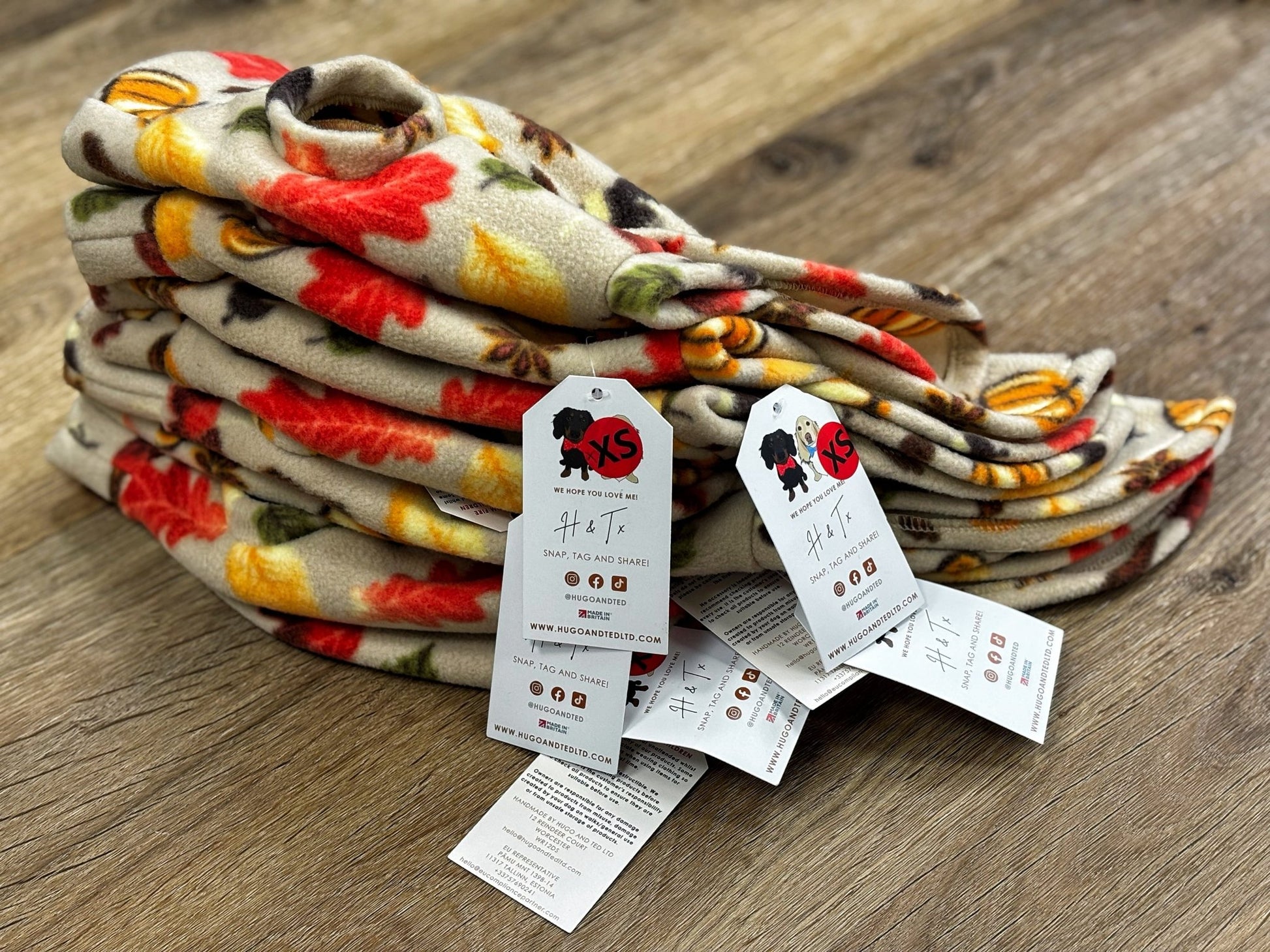 Autumn Spice Snuggle Jumpers – Custom Fit & Rainproof - Hugo and Ted