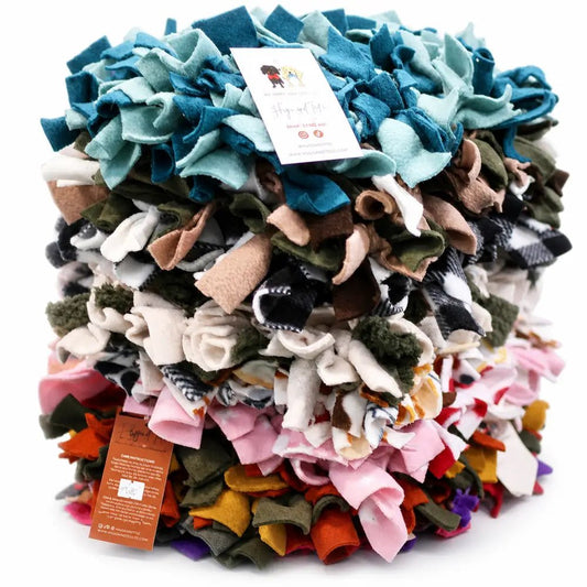 Eco Handmade Dog Snuffle Mat - 2 Sizes, 4 Colour Themes - Hugo and Ted