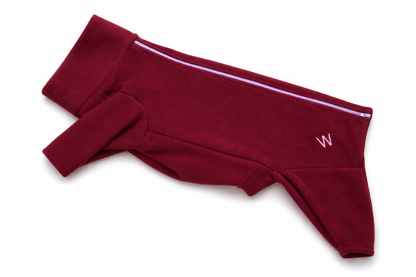 Fleece Dog Jumpsuit - Made to Measure - Standard neck / Yes zip (+£5) / No initial