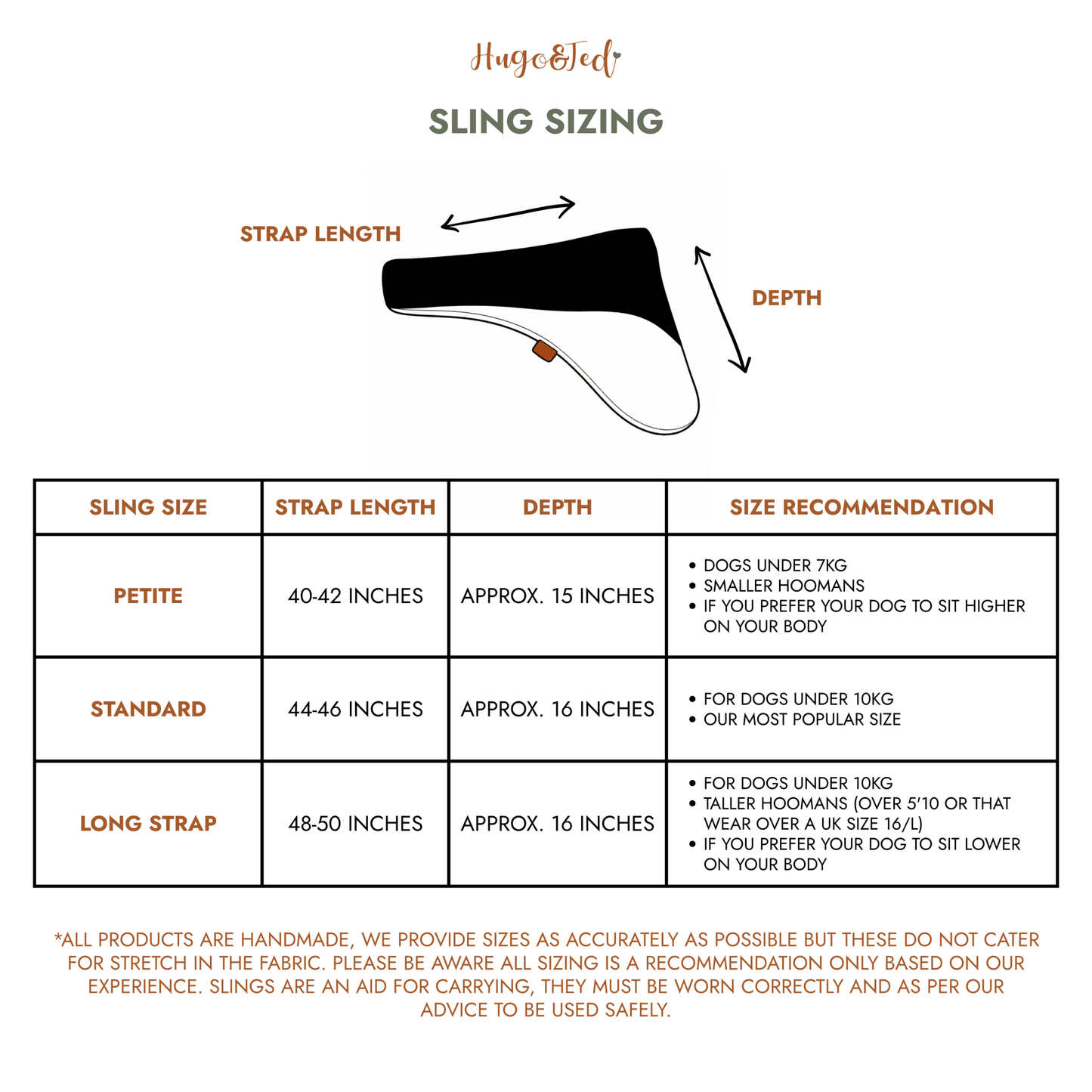 Fleece Dog Sling Carrier - Multiple Sizes, Made to Order - Hugo and Ted