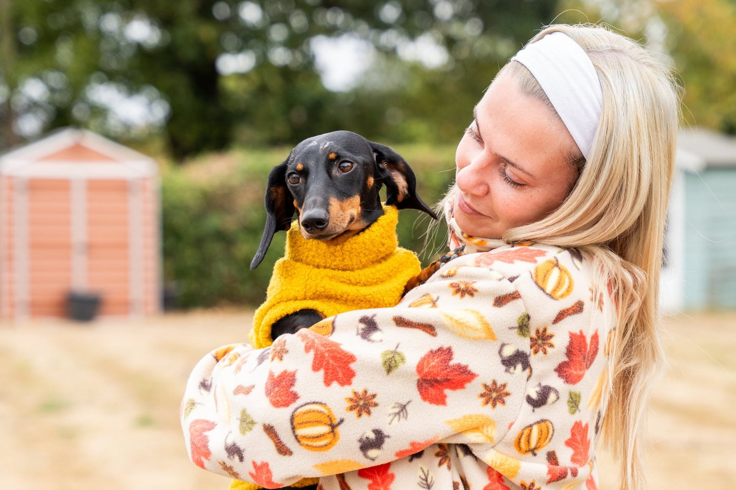 Hooman Autumn Spice Snuggle Jumpers – Cosy and Thermal Perfect for Colder Walkies - Hugo and Ted