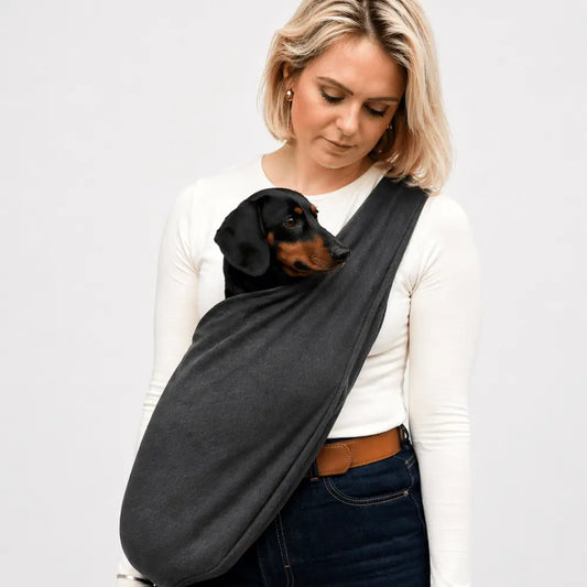 Lite Jersey Dog Sling Carrier - Multiple Sizes, Made to Order - Hugo and Ted