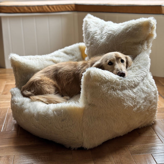 Luxe Lounger Deluxe Dog Sofa Bed – Luxury Pet Couch for Ultimate Comfort - Hugo and Ted