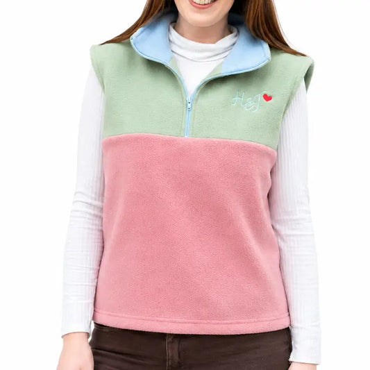 Pastel Collection Hooman Harlequin 1/4 Zip Body Warmers