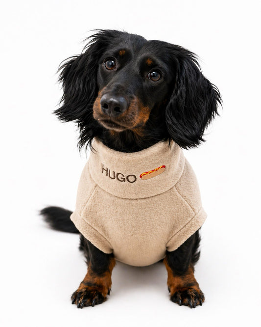 Personalised Fleece Dog Jumper - Made to Measure - Hugo and Ted