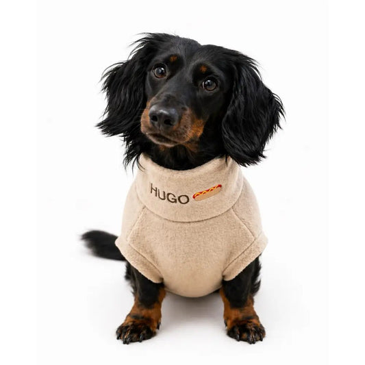 Personalised Fleece Dog Jumper - Made to Measure - Hugo and Ted