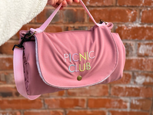 'Picnic Club' Rainfleece Walkies Mat - Hugo and Ted