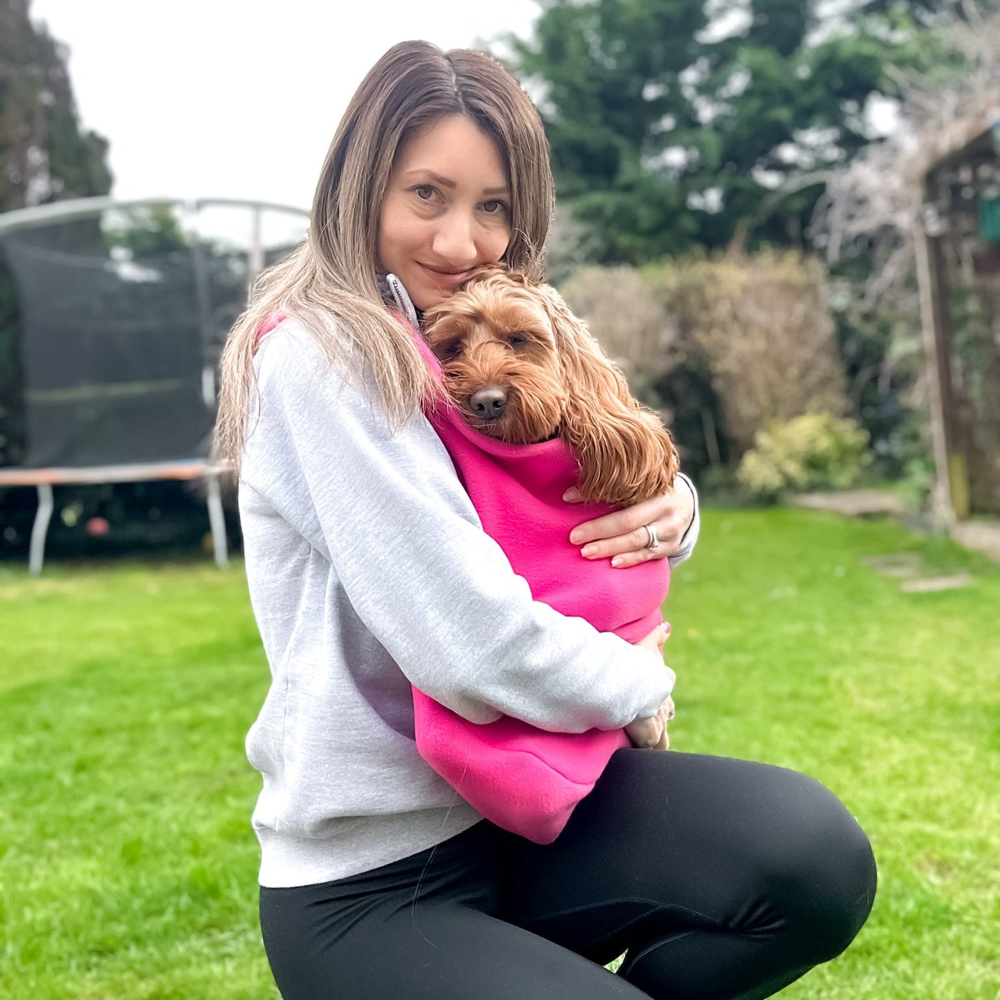 Plain Fleece Dog Slings - Hugo and Ted
