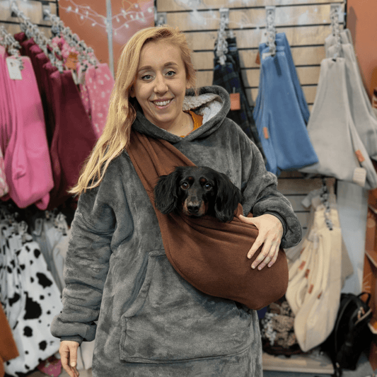 Standard Size Fleece Dog Slings - Hugo and Ted