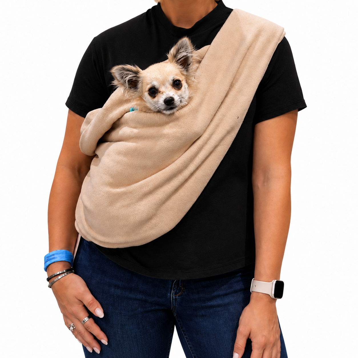 Standard Size Polar Fleece Dog Sling - Core Collection