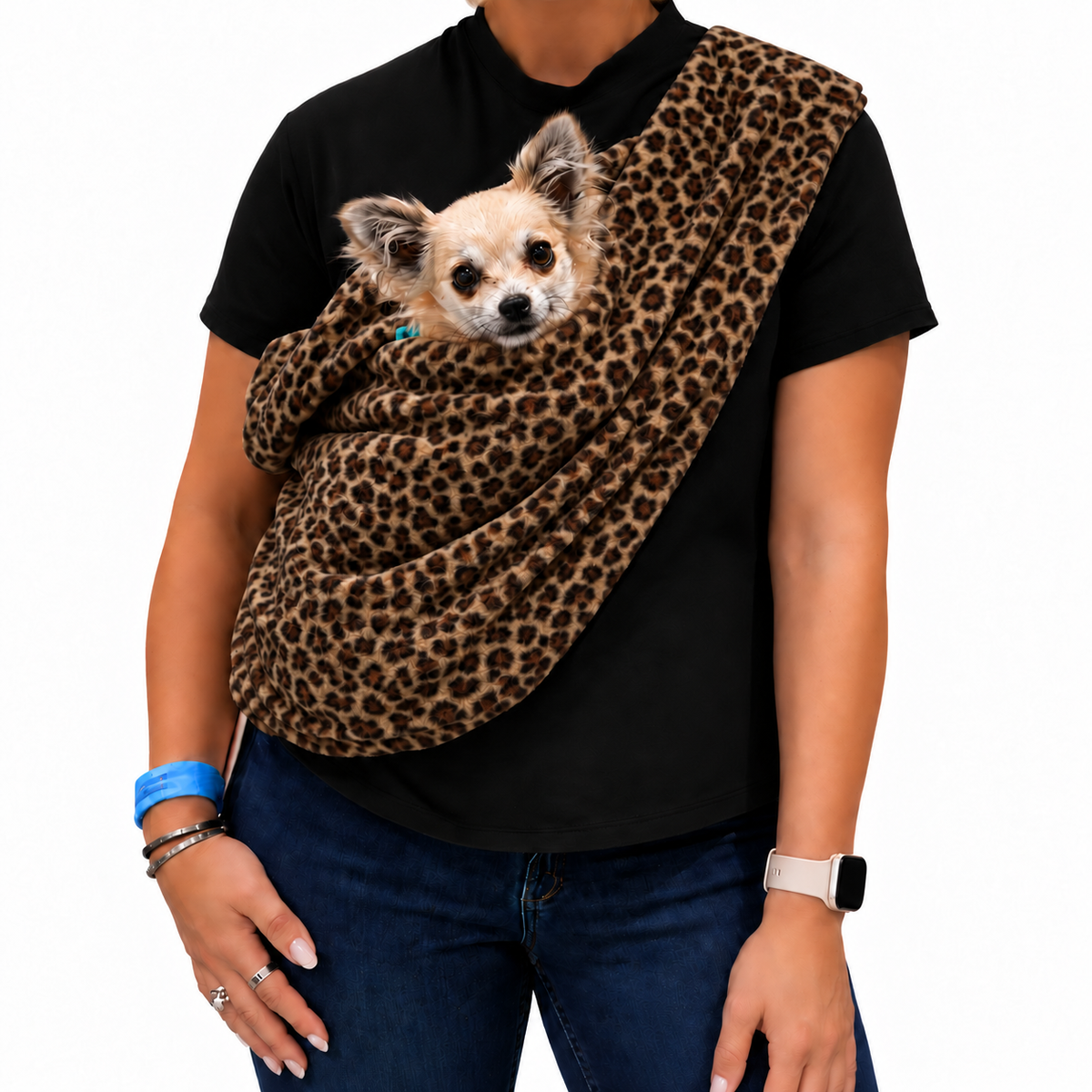Standard Size Polar Fleece Dog Sling - Core Collection