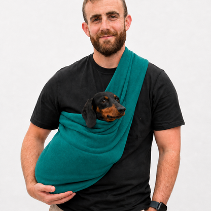 Long Strap Size Polar Fleece Dog Sling - Made to Order