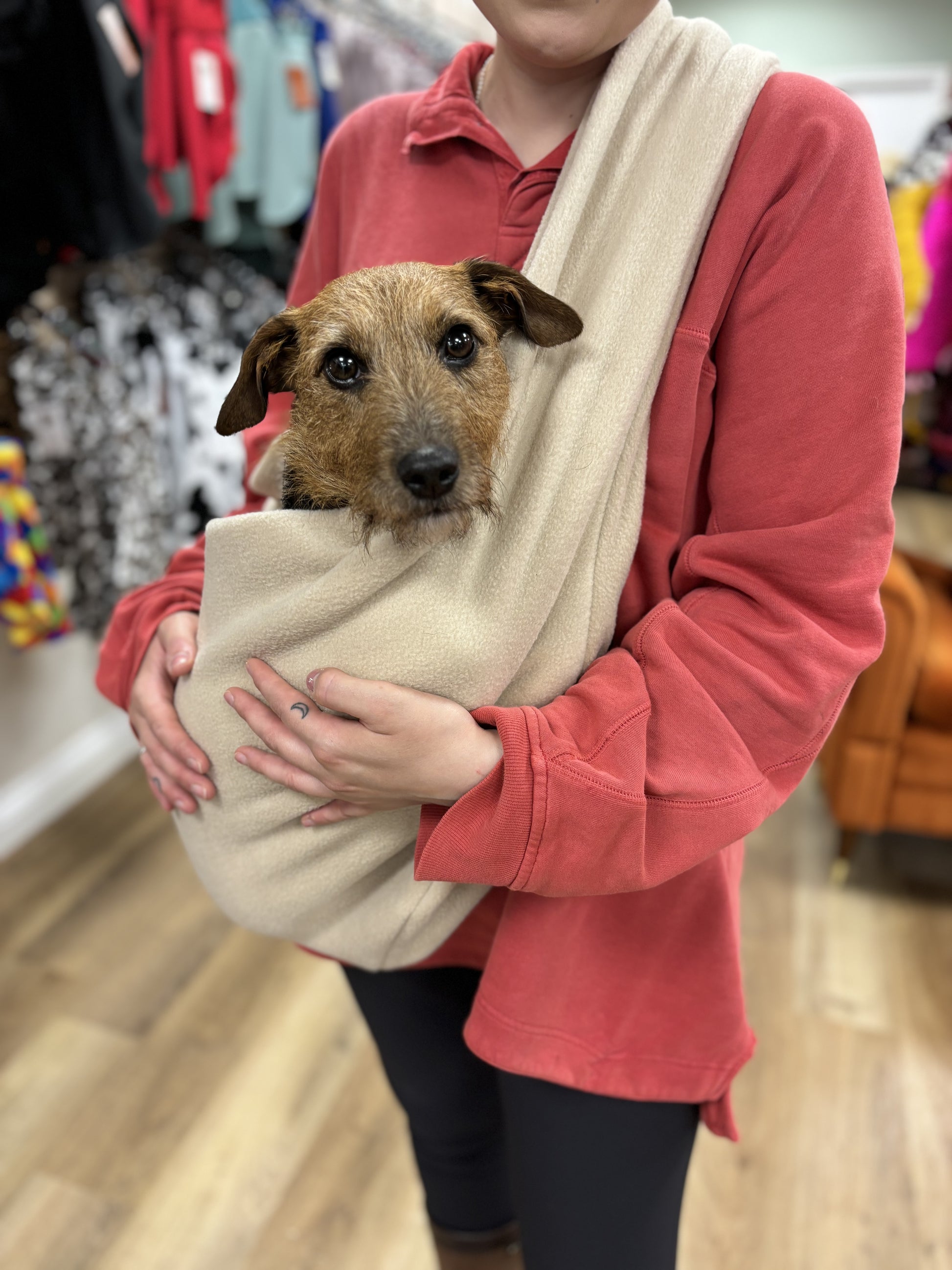 Dog shoulder sling carrier sale