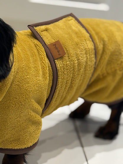 Luxury Bamboo Dog Drying Robe
