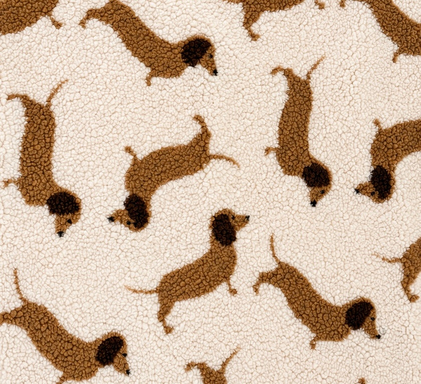 Dachshund Sherpa Lap Blankets