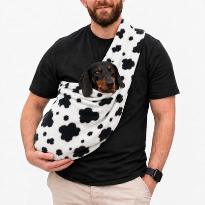 Long Strap Size Polar Fleece Dog Sling - Made to Order