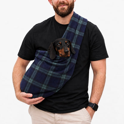 Long Strap Size Polar Fleece Dog Sling - Made to Order