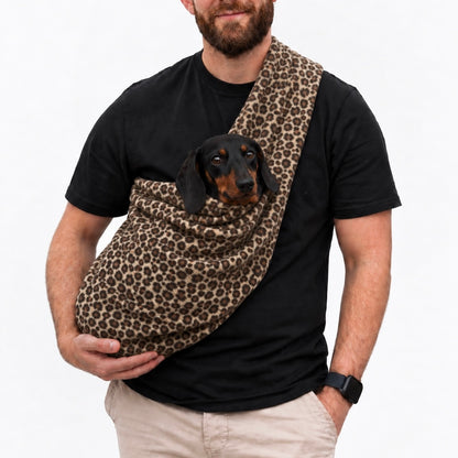 Long Strap Size Polar Fleece Dog Sling - Made to Order