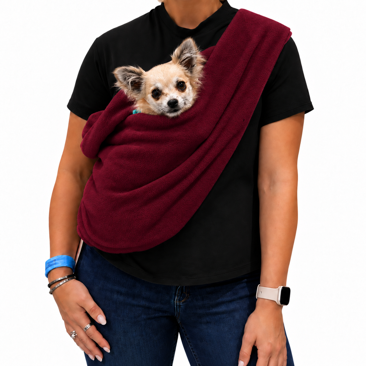 Standard Size Polar Fleece Dog Sling - Core Collection