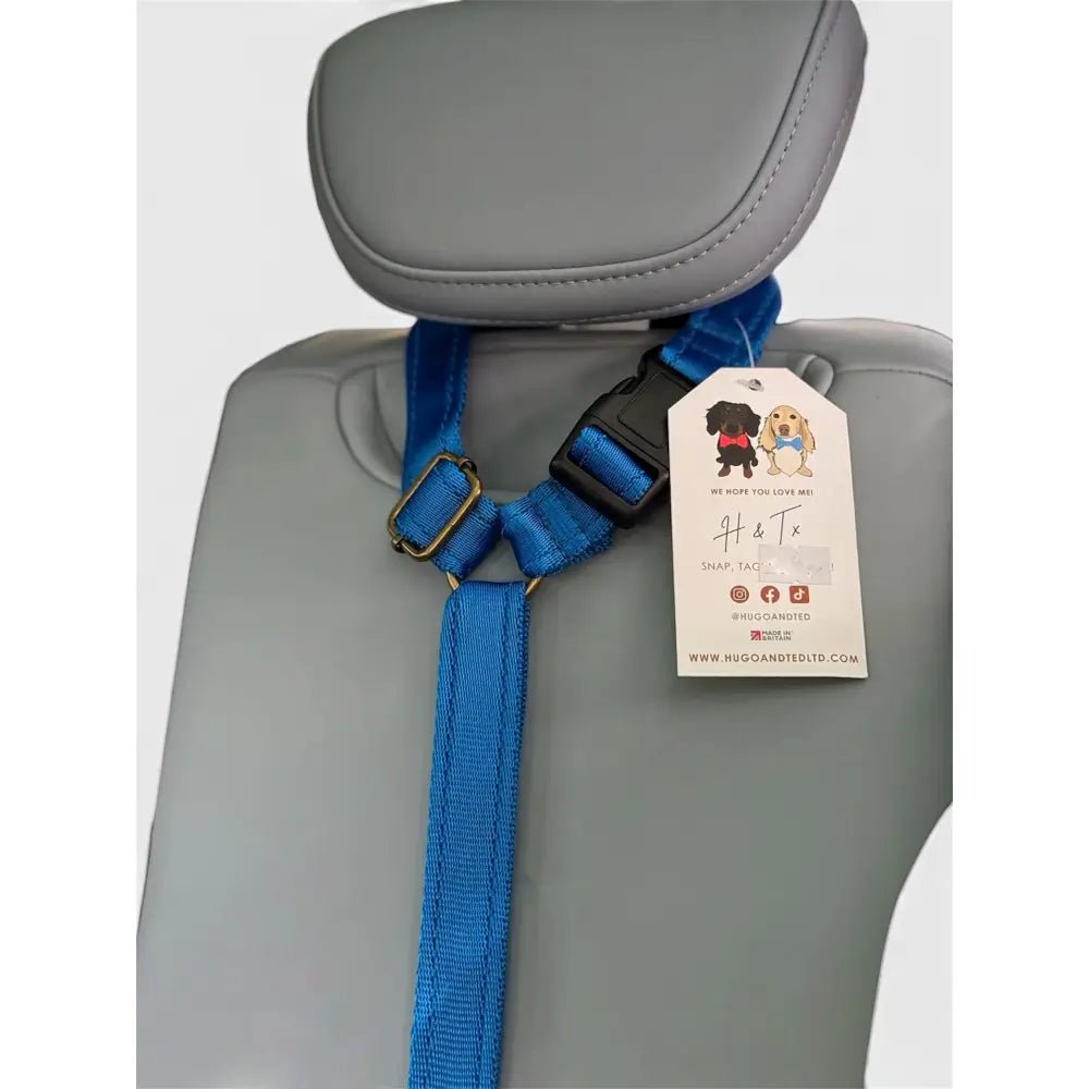 Adjustable Dog Car Headrest Seatbelt - Universal Fit | Hugo and Ted - Hugo and Ted