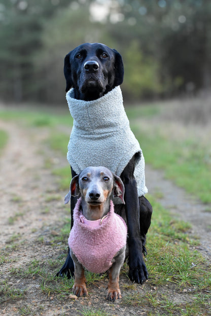 Autumn Bouclé Dog Jumpers – Luxury Made - to - Measure Knitwear for Dogs - Hugo and Ted