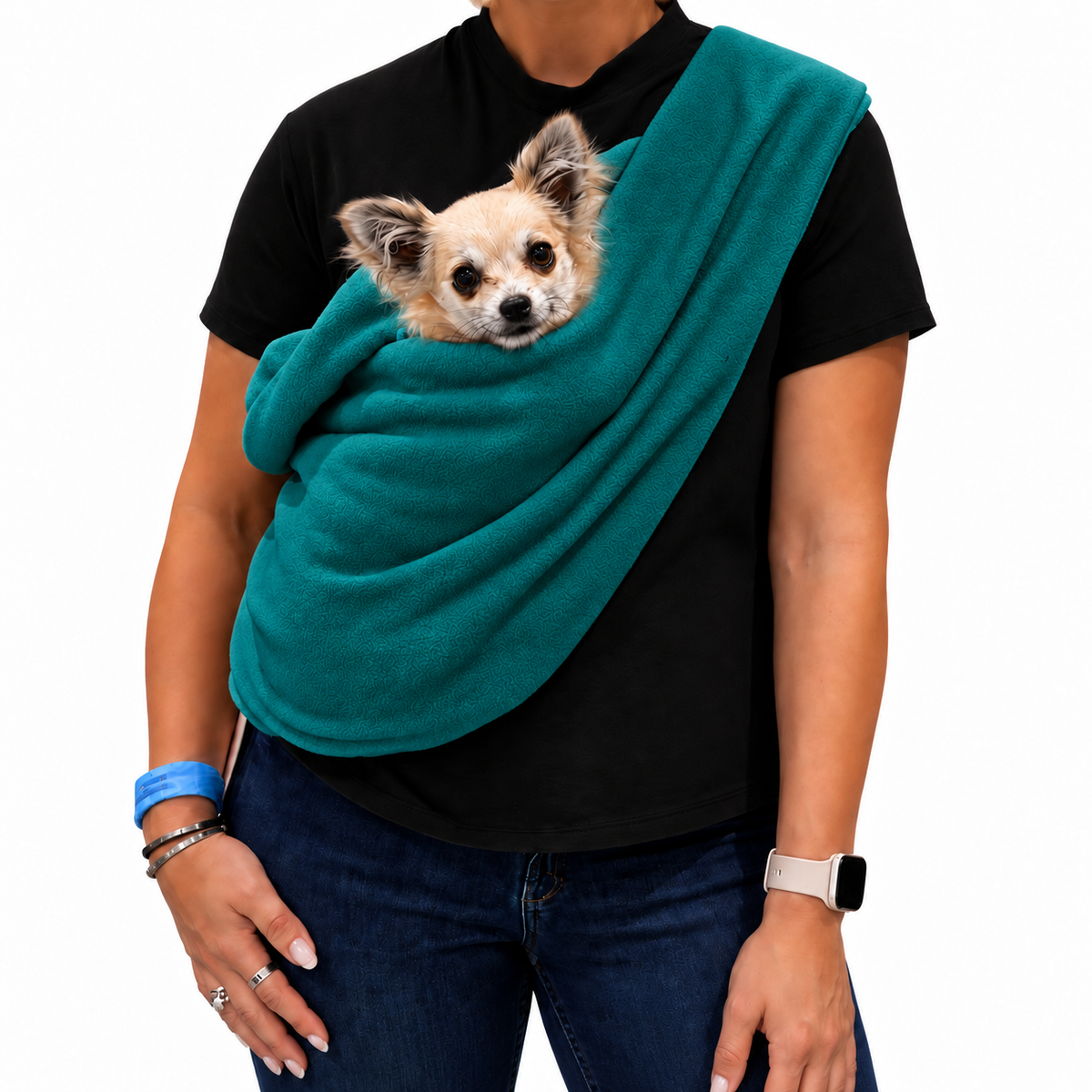 Standard Size Polar Fleece Dog Sling - Core Collection