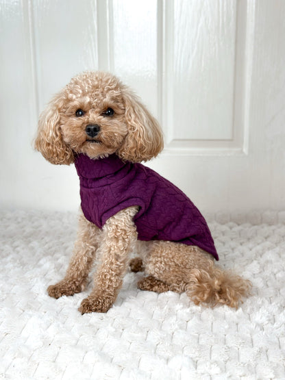 Cable Knit Dog Jumpers - Soft and Practical Dog Jumpers - Hugo and Ted