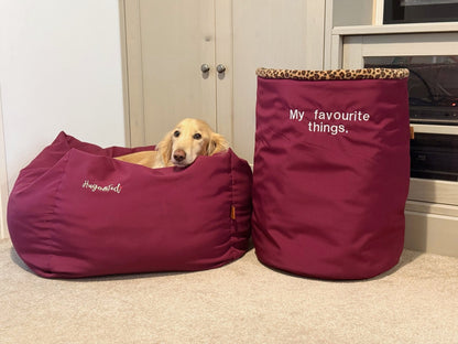 Custom Rainfleece Toy Box - Hugo and Ted