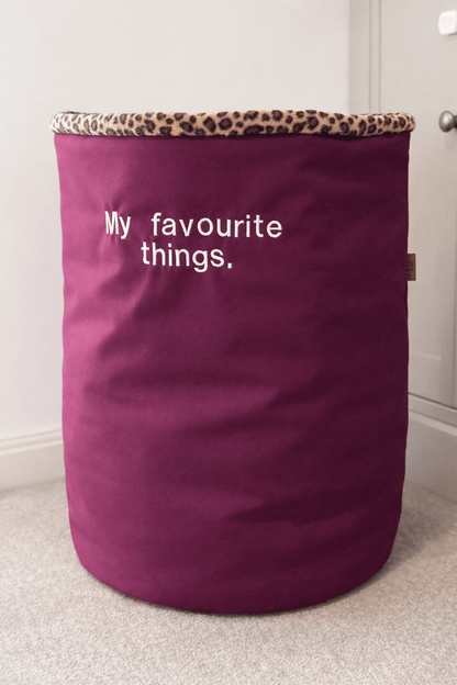 Custom Rainfleece Toy Box - Hugo and Ted