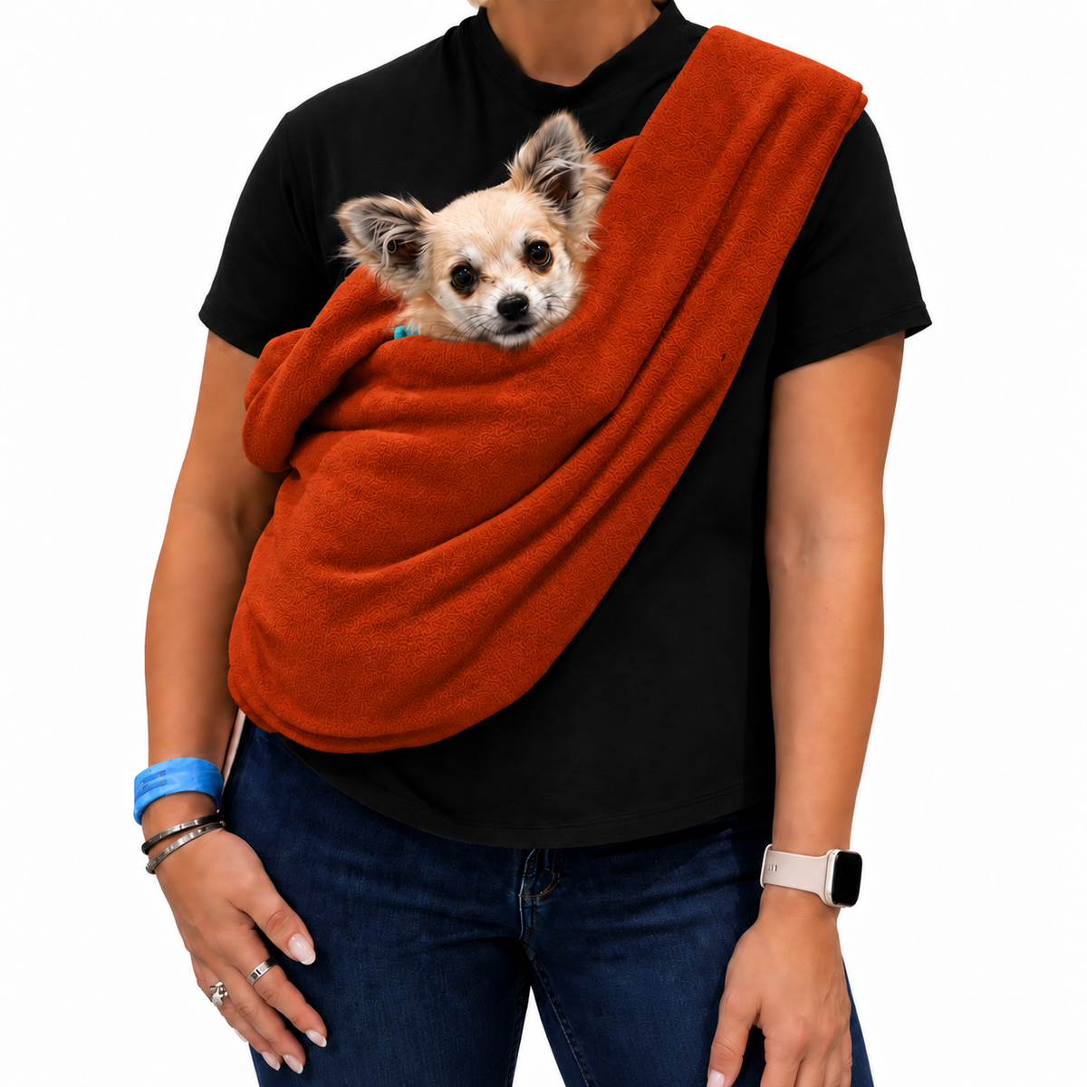 Standard Size Polar Fleece Dog Sling - Core Collection