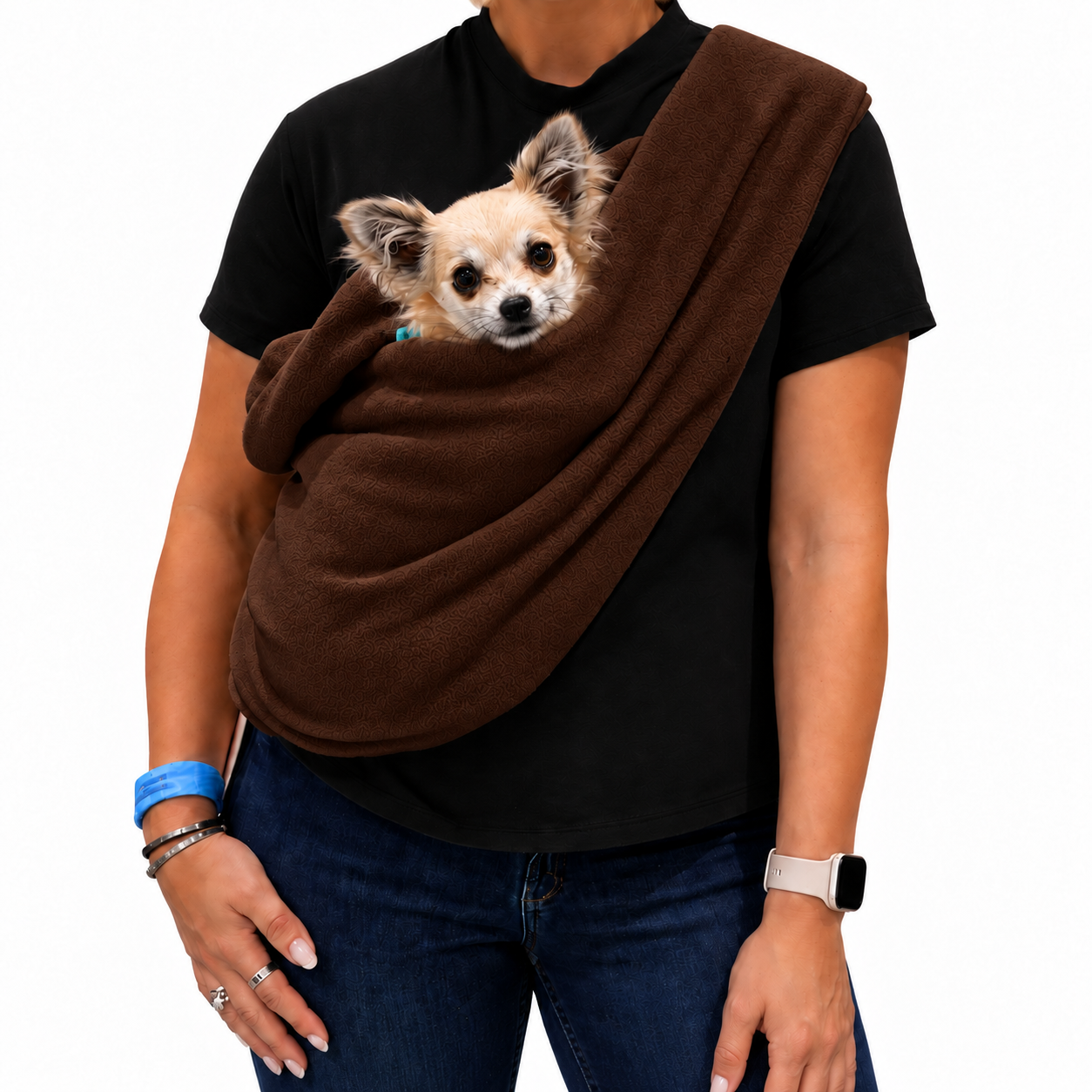 Standard Size Polar Fleece Dog Sling - Core Collection