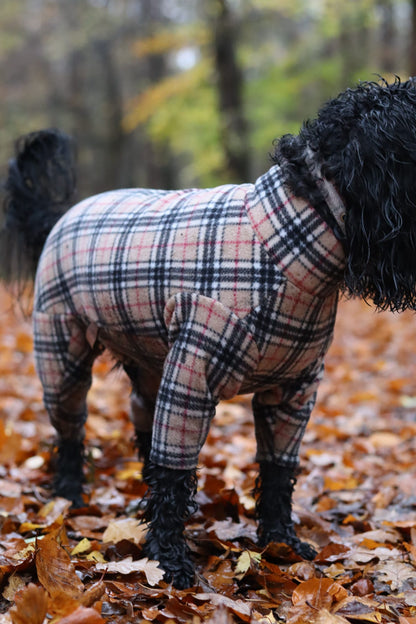 Fleece Dog Jumpsuit - Made to Measure, Personalised, Rainproof & Super Snug - Hugo and Ted