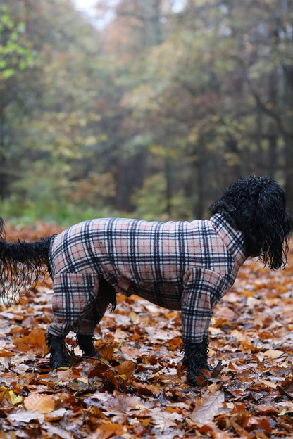 Fleece Dog Jumpsuit - Made to Measure, Personalised, Rainproof & Super Snug - Hugo and Ted