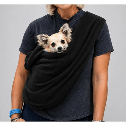 Fleece Dog Sling Carrier - Multiple Sizes, Made to Order - Hugo and Ted