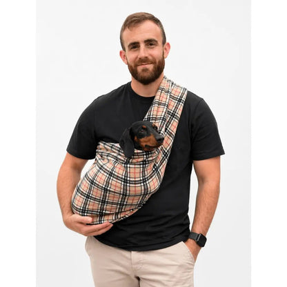 Fleece Dog Sling Carrier - Multiple Sizes, Made to Order - Hugo and Ted