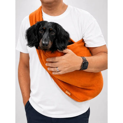Fleece Dog Sling Carrier - Multiple Sizes, Made to Order - Hugo and Ted
