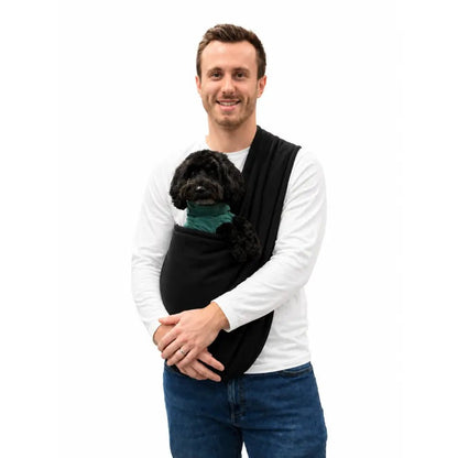 Fleece Dog Sling Carrier - Multiple Sizes, Made to Order - Hugo and Ted