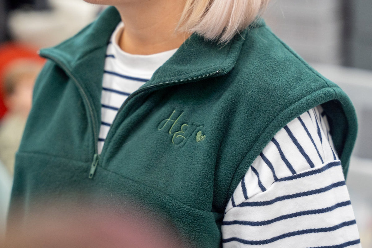 Fleece Hooman 1/4 Zip Body Warmers - Hugo and Ted