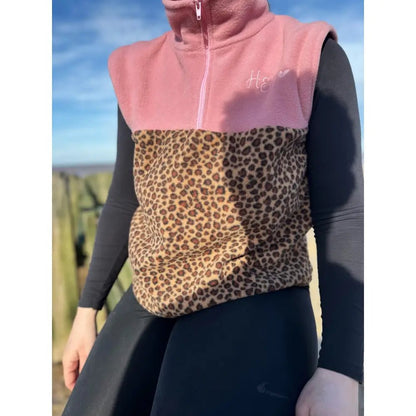 Fleece Hooman 1/4 Zip Body Warmers - Hugo and Ted