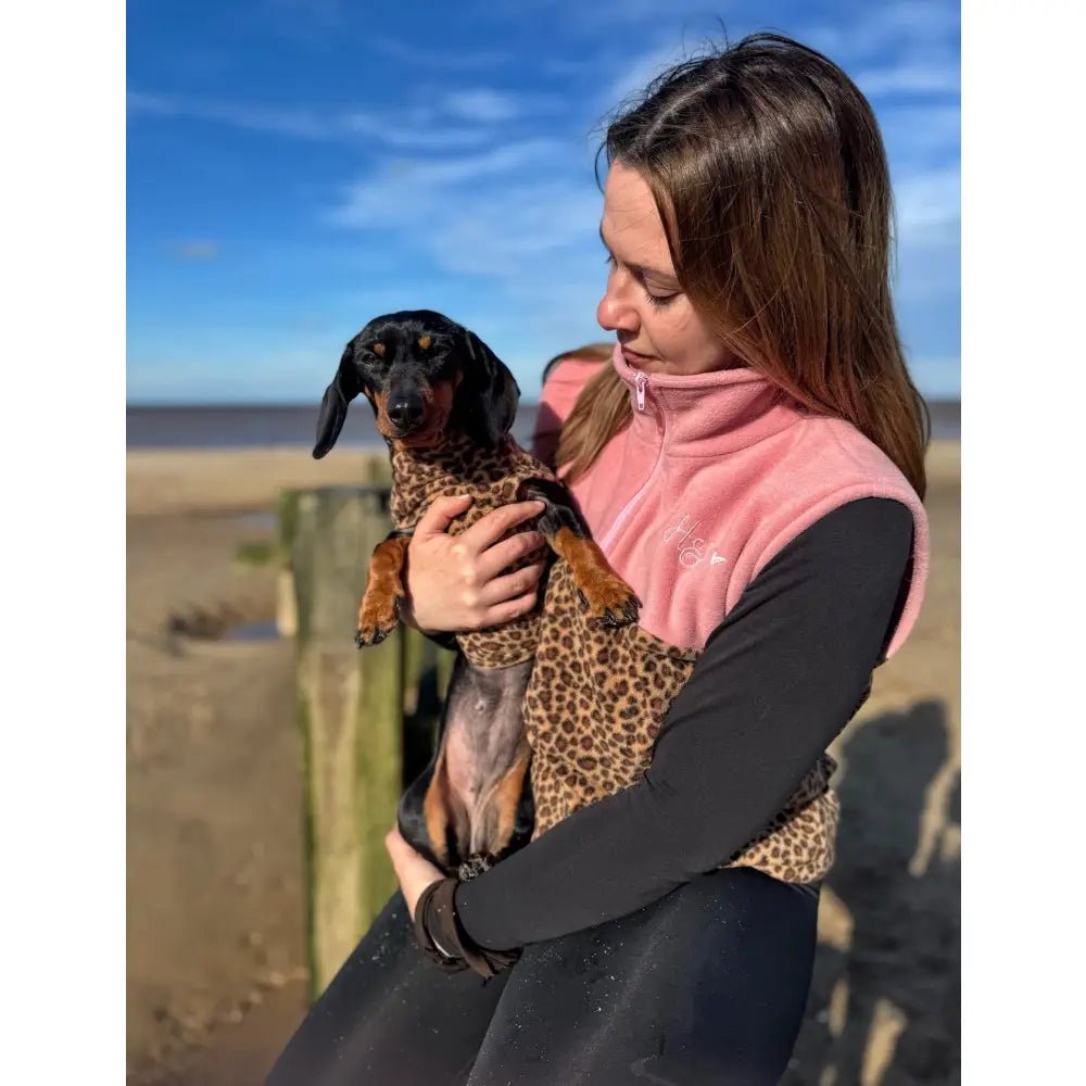 Fleece Hooman 1/4 Zip Body Warmers - Hugo and Ted