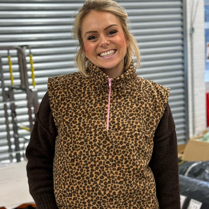 Fleece Hooman 1/4 Zip Body Warmers - Hugo and Ted