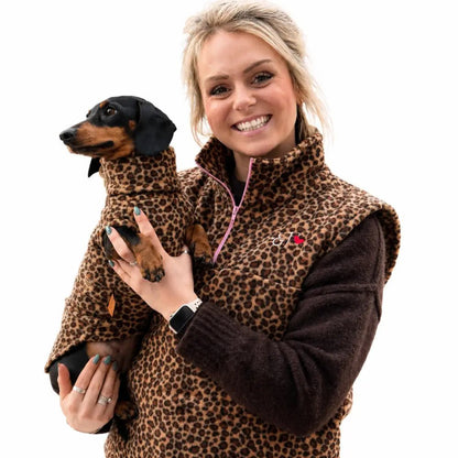 Fleece Hooman 1/4 Zip Body Warmers - Hugo and Ted