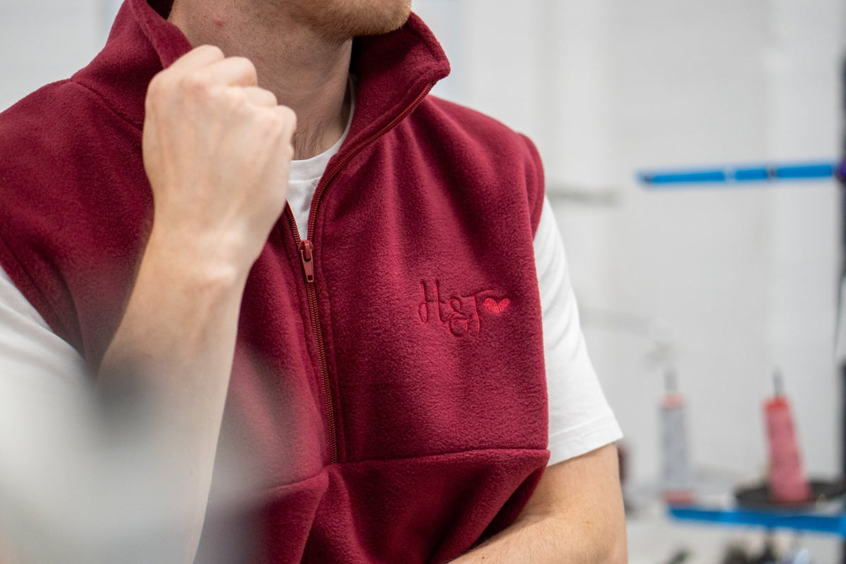 Fleece Hooman 1/4 Zip Body Warmers - Hugo and Ted