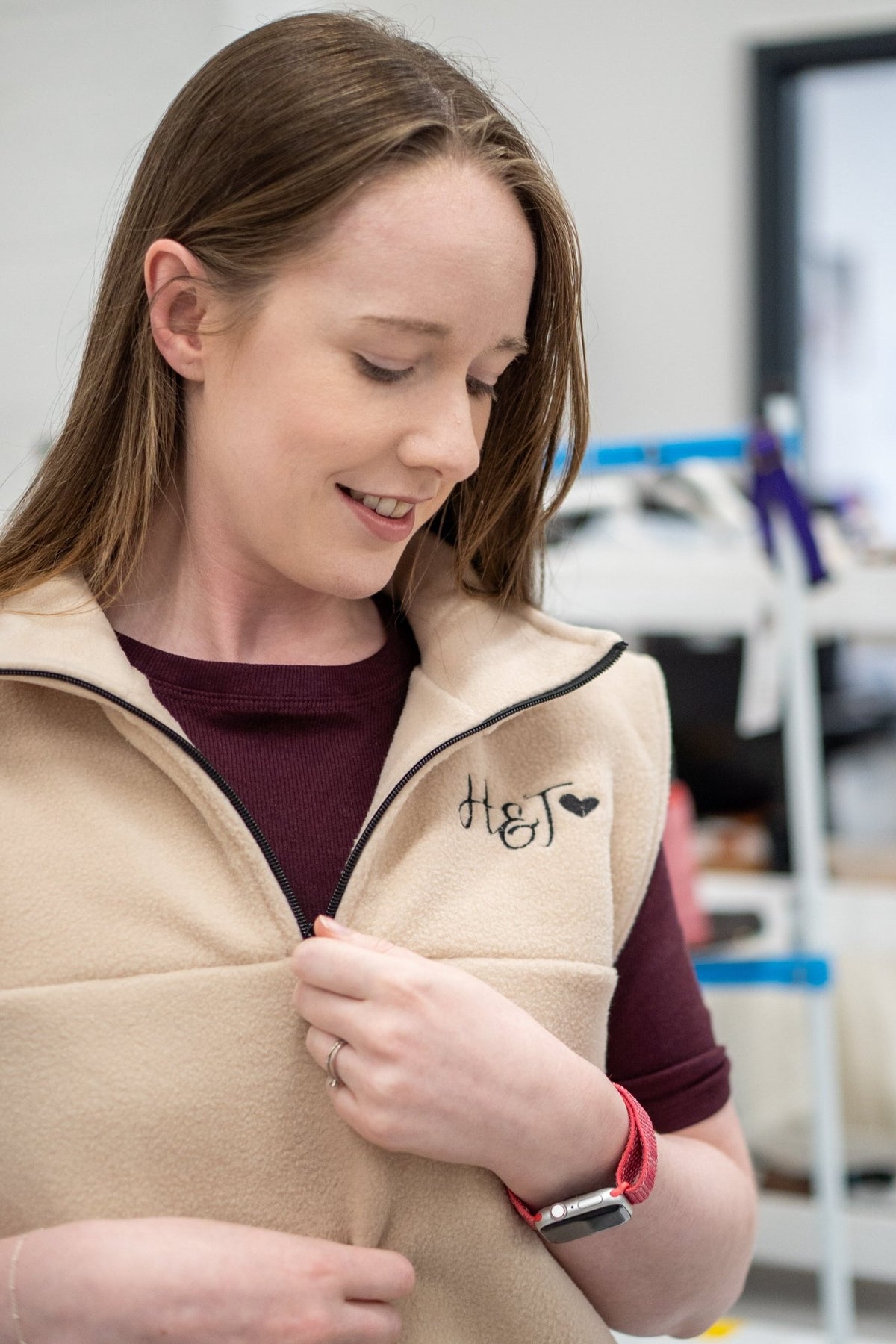 Fleece Hooman 1/4 Zip Body Warmers - Hugo and Ted