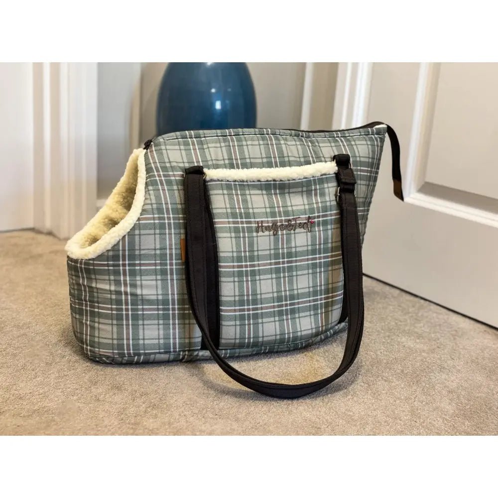 Heritage Collection Waterproof Dog Carrier Bag - Converts to Travel Bed | Hugo and Ted - Hugo and Ted