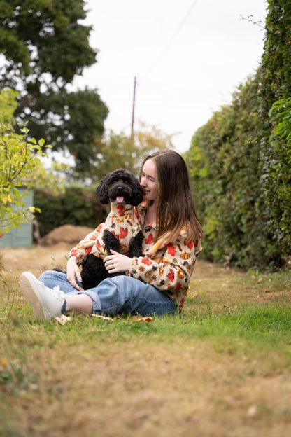 Hooman Autumn Spice Snuggle Jumpers – Cosy and Thermal Perfect for Colder Walkies - Hugo and Ted