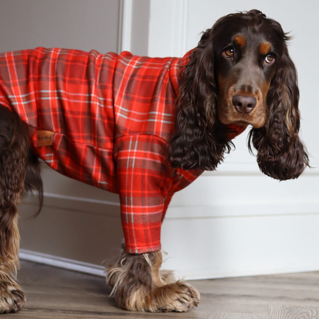 Hugo and Ted Christmas Tartan Fleece Snuggle Jumpers - Hugo and Ted