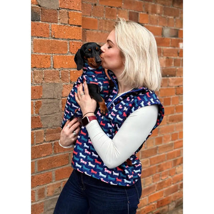 Hugo and Ted Print Hooman 1/4 Zip Body Warmers - Hugo and Ted